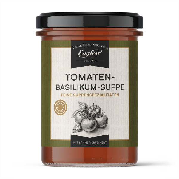 Tomaten-Basilikum-Suppe 390ml / Glas